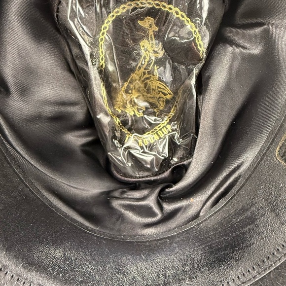 The Roundup 4X Beaver black cowboy hat size 7 1/8 western rancher - Picture 8 of 8
